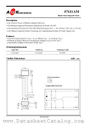 S7131AM datasheet pdf AUK Corp