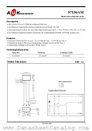 S7136AM datasheet pdf AUK Corp