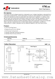 S78L05 datasheet pdf AUK Corp