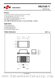 SB1314E-V datasheet pdf AUK Corp