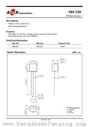 SBC328 datasheet pdf AUK Corp