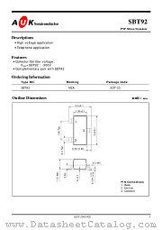 SBT92 datasheet pdf AUK Corp