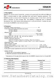 SD6830 datasheet pdf AUK Corp