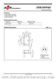 SDB310WKF datasheet pdf AUK Corp