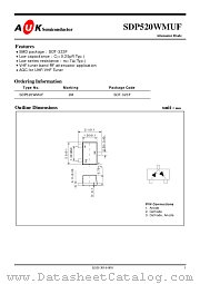 SDP520WMUF datasheet pdf AUK Corp
