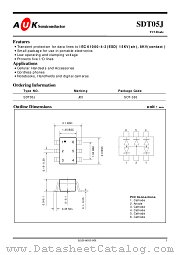 SDT05J datasheet pdf AUK Corp