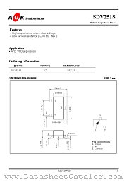 SDV251S datasheet pdf AUK Corp