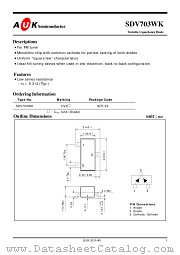 SDV703WK datasheet pdf AUK Corp