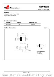 SDV708D datasheet pdf AUK Corp