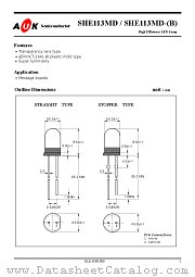 SHE113MD-(B) datasheet pdf AUK Corp