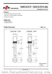 SHE113YF datasheet pdf AUK Corp