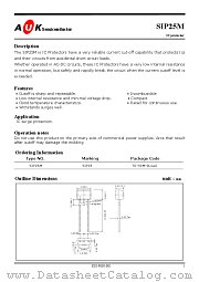 SIP25M datasheet pdf AUK Corp