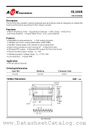 SL1018 datasheet pdf AUK Corp