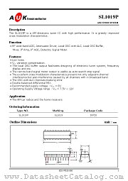 SL1019P datasheet pdf AUK Corp
