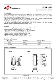 SL5019 datasheet pdf AUK Corp