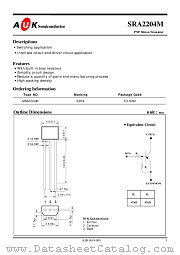 SRA2204M datasheet pdf AUK Corp