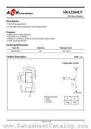 SRA2204UF datasheet pdf AUK Corp