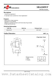 SRA2205UF datasheet pdf AUK Corp