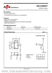 SRA2206EF datasheet pdf AUK Corp