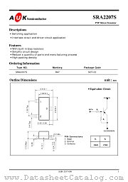 SRA2207S datasheet pdf AUK Corp