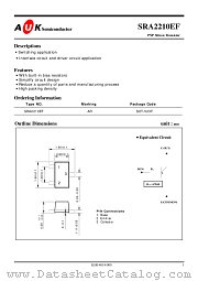 SRA2210EF datasheet pdf AUK Corp
