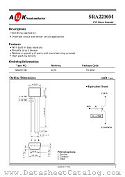 SRA2210M datasheet pdf AUK Corp