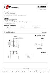 SRA2211E datasheet pdf AUK Corp