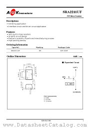 SRA2211UF datasheet pdf AUK Corp