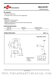 SRA2219U datasheet pdf AUK Corp