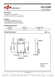STA723D datasheet pdf AUK Corp
