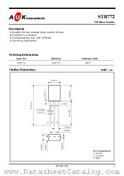 STB772 datasheet pdf AUK Corp