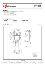 STC403 datasheet pdf AUK Corp