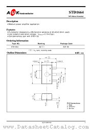 STD1664 datasheet pdf AUK Corp
