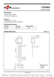 STD1862 datasheet pdf AUK Corp