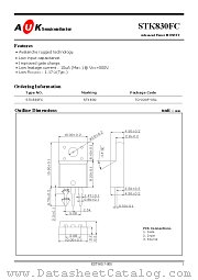 STK830FC datasheet pdf AUK Corp