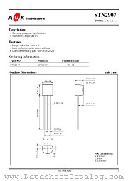 STN2907 datasheet pdf AUK Corp