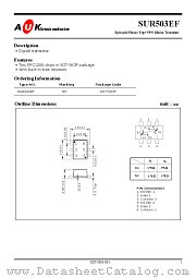 SUR503EF datasheet pdf AUK Corp