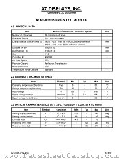 ACM2402D datasheet pdf AZ Displays