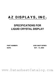 ACM2402F datasheet pdf AZ Displays