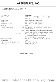 AGM3224H datasheet pdf AZ Displays