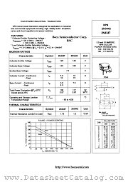 2N4347 datasheet pdf Boca Semiconductor Corporation