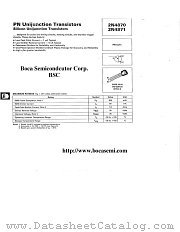 2N4871 datasheet pdf Boca Semiconductor Corporation