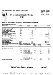 2N5680 datasheet pdf Boca Semiconductor Corporation