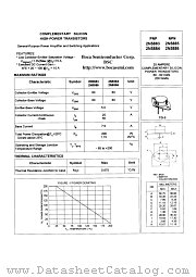 2N5883 datasheet pdf Boca Semiconductor Corporation