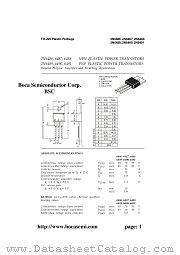 2N6490 datasheet pdf Boca Semiconductor Corporation