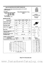 2N6499 datasheet pdf Boca Semiconductor Corporation