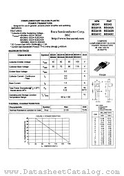 BD242B datasheet pdf Boca Semiconductor Corporation
