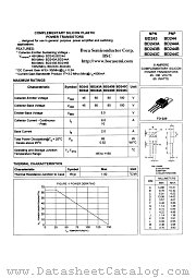 BD243B datasheet pdf Boca Semiconductor Corporation