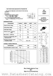 BU807 datasheet pdf Boca Semiconductor Corporation