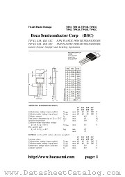 TIP41A datasheet pdf Boca Semiconductor Corporation